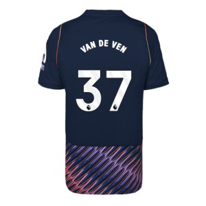 Tottenham Hotspur Micky van de Ven #37 Jalkapallovaatteet Vieraspaita 2026-27 Lyhythihainen